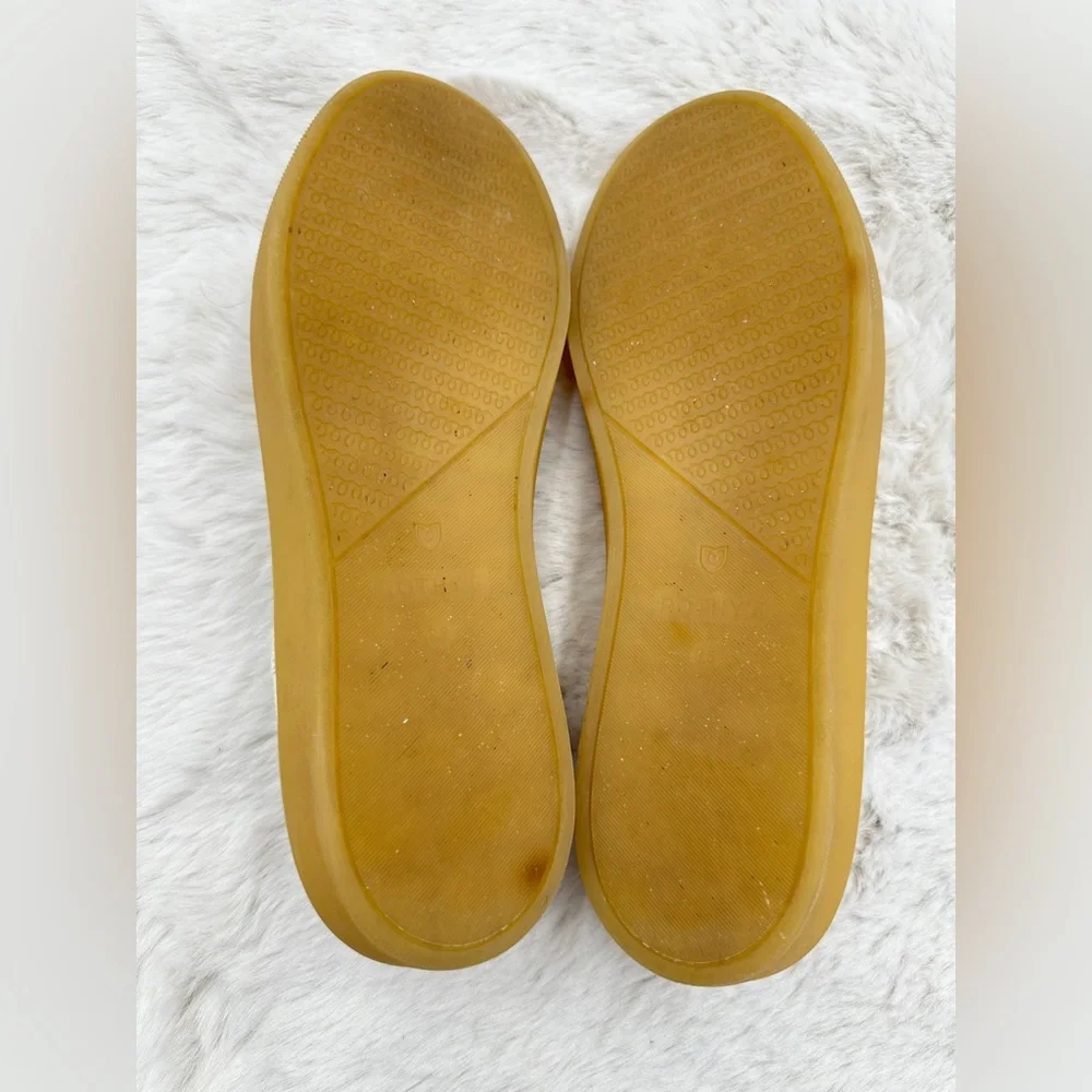 Rothy's Original Slip On Sneaker white navy‎ 9.5